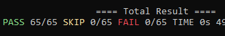 Diagnostics Test Result