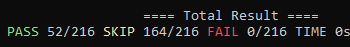 IR Test Result
